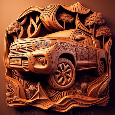 3D мадэль Toyota Hilux (STL)